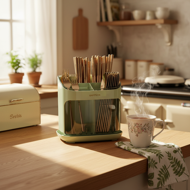 Green variant cosy kitchen