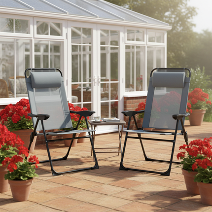 Grey Recliner - Conservatory
