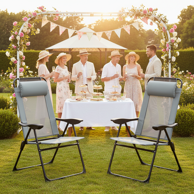 Grey Recliner - Garden Party