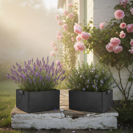 Grow Bags Cottage Doorstep
