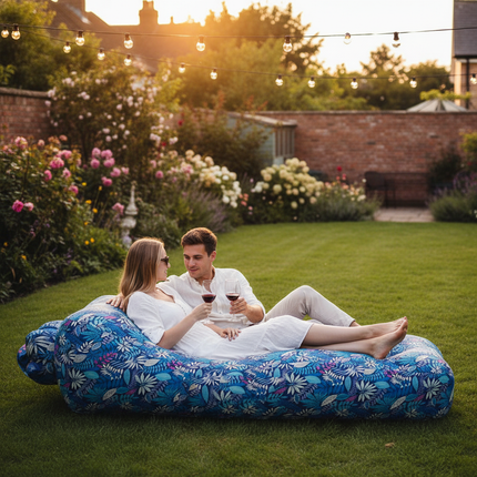 Inflatable Lounger Evening Garden