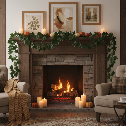 Ivy Garland - Mantelpiece