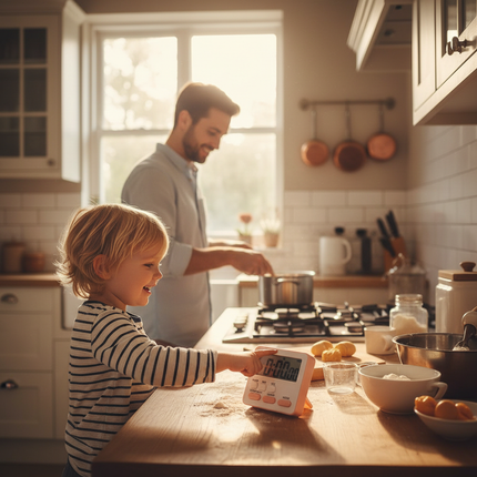Kids Timer – In-Use Family Scene
