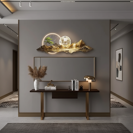 LED Clock Entryway