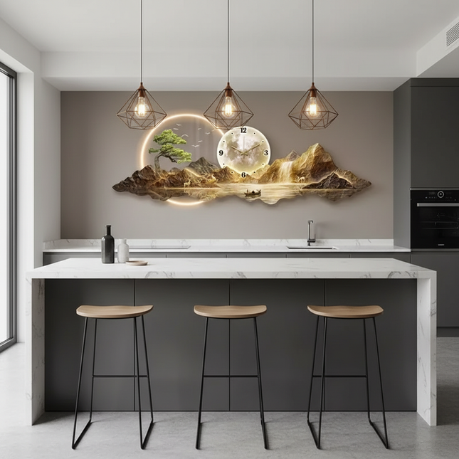 LED Clock Kitchen