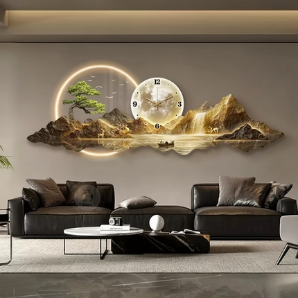 LED Clock Living Room