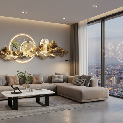 LED Clock Luxury Apartment