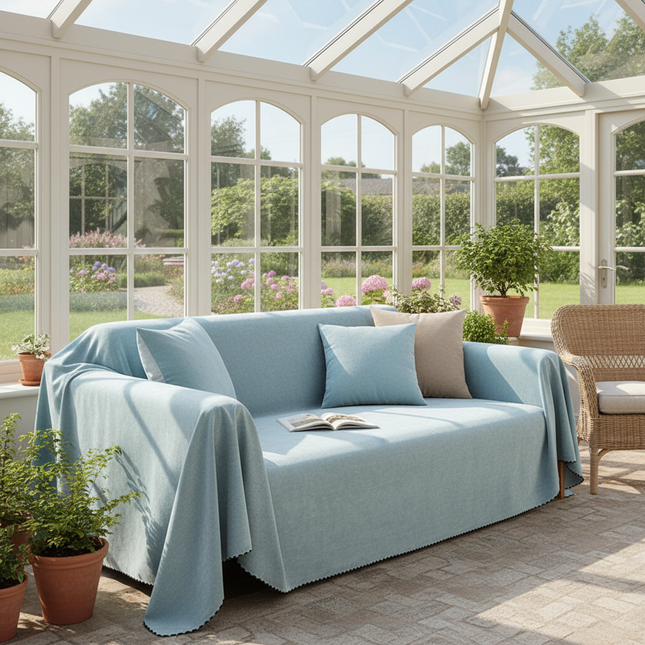 Light Blue Blanket Conservatory
