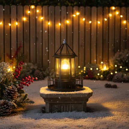 Lighthouse Lamp – Christmas