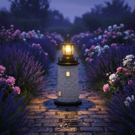 Lighthouse Lamp – Cottage Garden