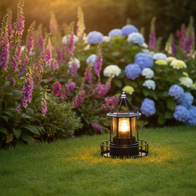 Lighthouse Lamp – Lawn Border