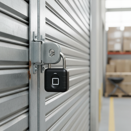 Lock on Warehouse Door