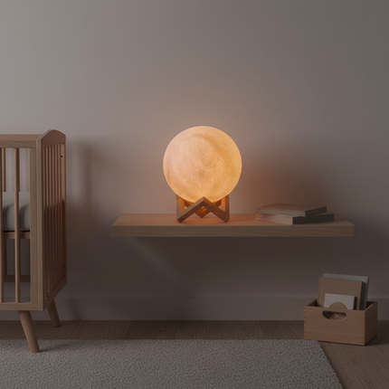 Moon LED Lamp with Warm Light