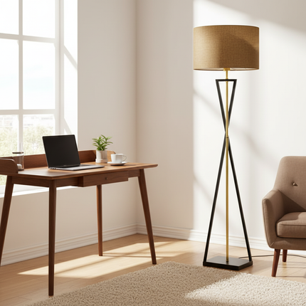 Nordic Floor Lamp Gold Coffee