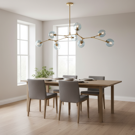 Nordic Pendant Light in British Dining Room