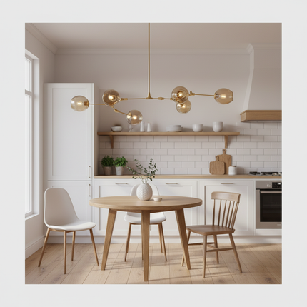 Nordic Pendant Light in British Kitchen