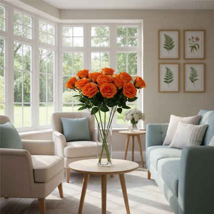 Orange Roses British Lifestyle