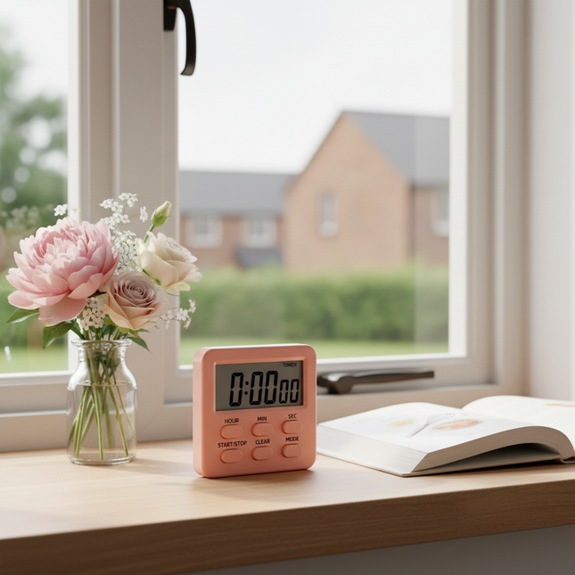 Peach Kitchen Timer – British Windowsill