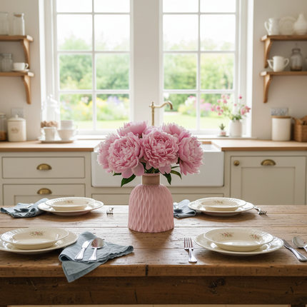 Pink Vase Dining Table