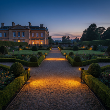 Quintessential British formal garden