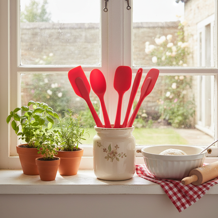 Red Set - Windowsill
