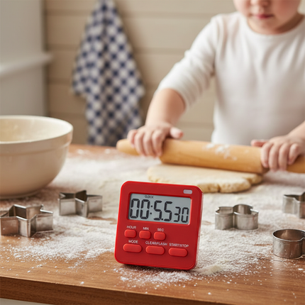 Red Timer – Baking With Kids
