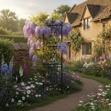 Romantic Cotswold cottage with wisteria