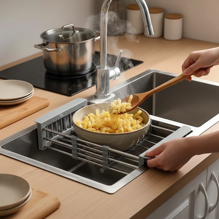 Sink Basket - Draining Pasta