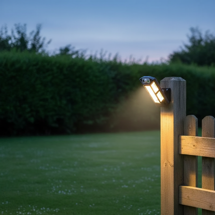 Small Solar Light Fence Post