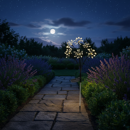 Solar Firework Lights – Single Garden Path