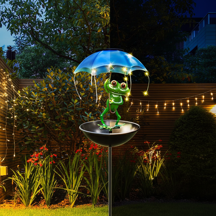 Solar Frog Light – Christmas