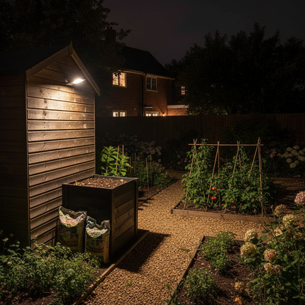 Solar Light Garden Shed