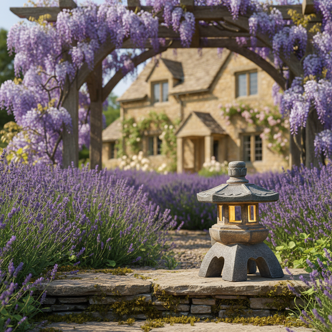 Solar Pagoda Lantern – Cotswolds Garden
