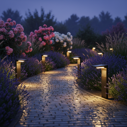 Solar Path Lights – Cottage Garden