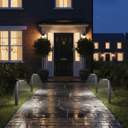 Solar Path Lights – Front Door