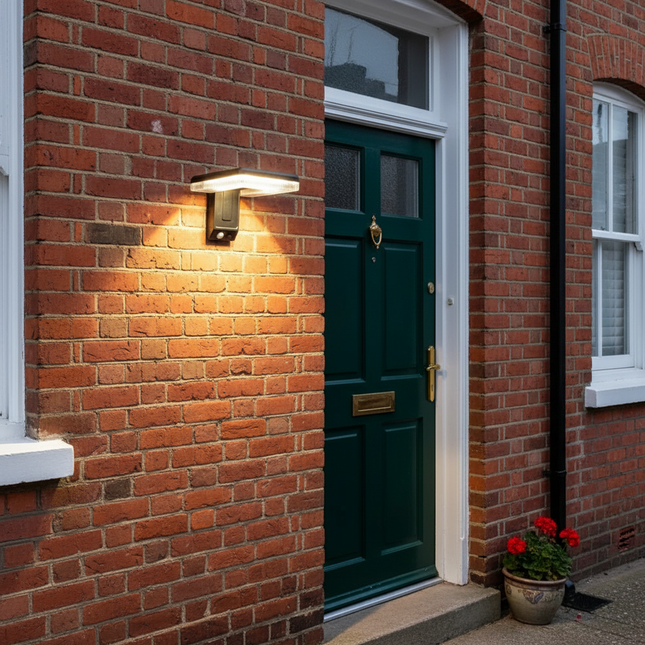 Solar Wall Light – Terraced House Entrance