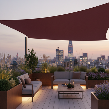 Sophisticated London rooftop terrace