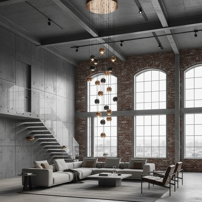 Stylish Living Room Loft