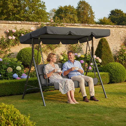 Swing Canopy – Gray Cotswolds Garden