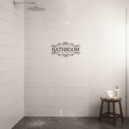 Wall Sticker - Shower Wall