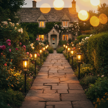 Warm Light 10PCS - British Cottage Garden