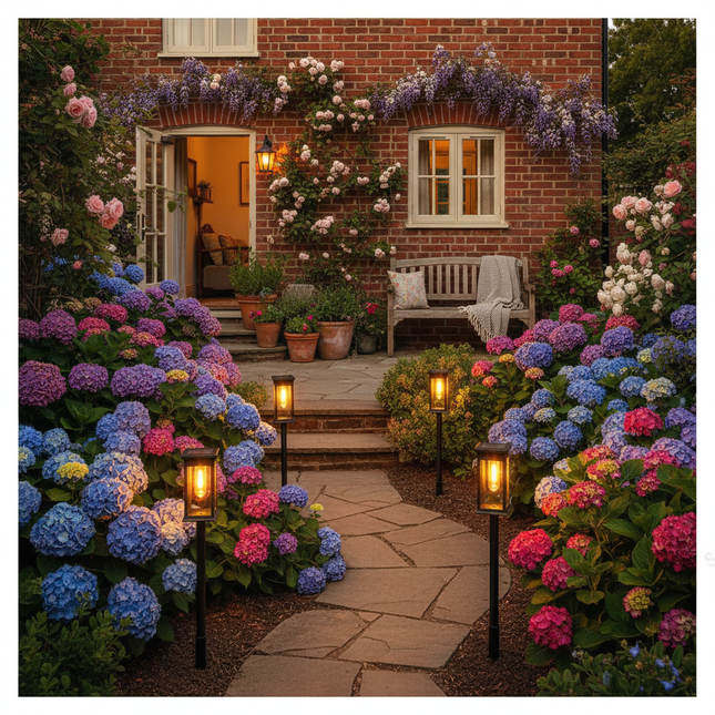 Warm Light 4PCS - British Cottage Backyard