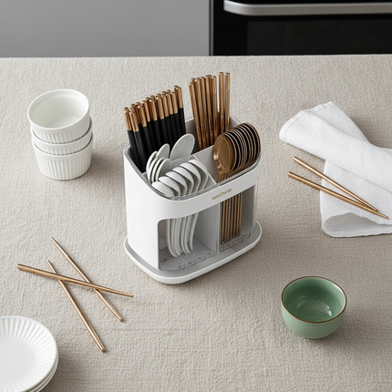 White-Black overhead flatlay