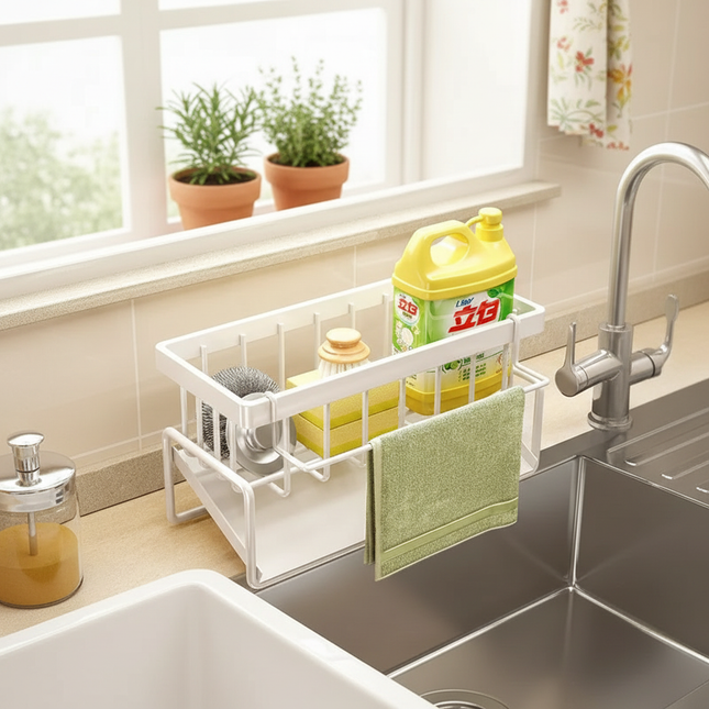 White Cottage Kitchen Detail