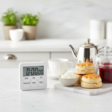 White Kitchen Timer – British Afternoon Tea