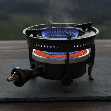 Zapcart Stove – Burner Close-Up